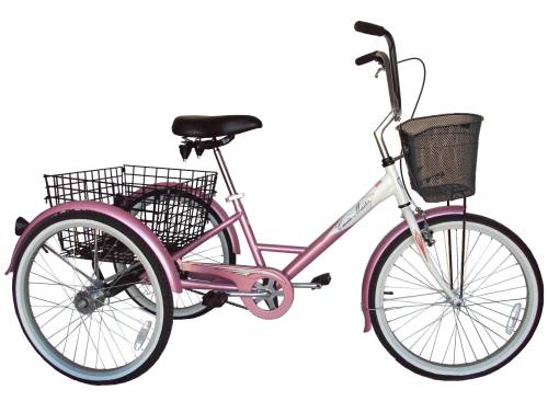 pink adult tricycle
