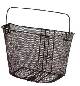 BICYCLE FRONT BASKET STEEL MESH QUICK RELEASE