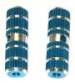 UBI BMX AXLE PEGS IN ANODIZED BLUE