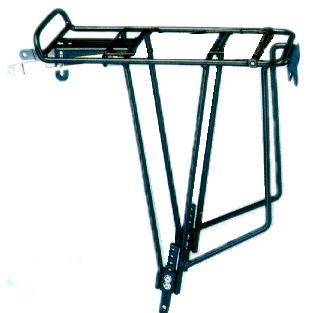 BICYCLE REAR CARRIER RACK - FRAME MOUNT ADJUSTABLE