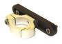 BICYCLE BOTTLE CAGE HANDLEBAR MOUNTING CLAMP