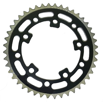 Bicycle Chain Ring BMX Alloy 44T Black