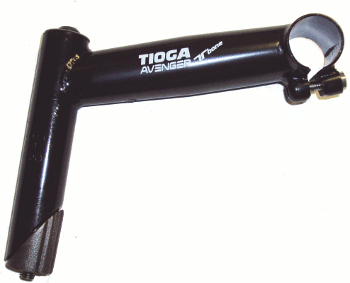 Bicycle Stem TIOGA Bone Avenger 25.4x135mm Black (Closeout)