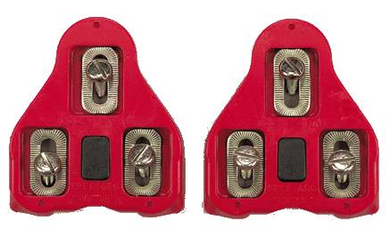 Bicycle Pedal Cleats Road Floating Red