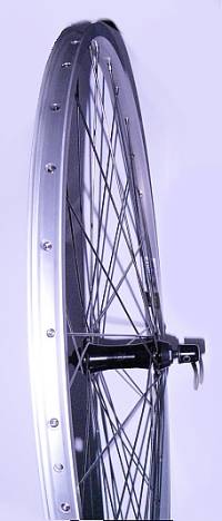 BICYCLE WHEEL 700 X 35C FRONT DA32 ALLOY W/ QR