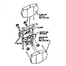 Bicycle Wire Basket Reflector Bracket