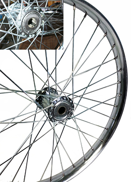 TRICYCLE WHEEL 24 x 2.125 HD 11-G SPOKES - Worksman M14038A Compatible