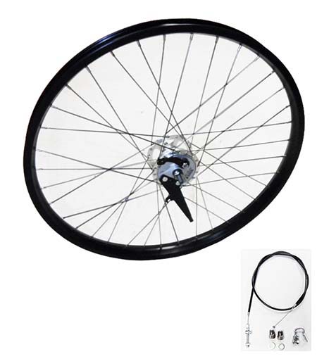 Bicycle Wheel 26X2.125 Alloy XFD Drum Brake 12G SS