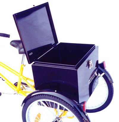 Husky Tricycle Cargo Cabinet 23x20x16 Black