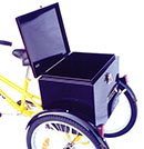 Husky Tricycle Cargo Cabinet 23x20x16 Black