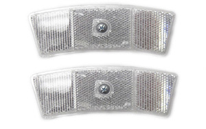 Wheel reflector set, clear