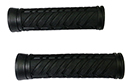 BICYCLE GRIPS SET KRAYTON RUBBER BLACK