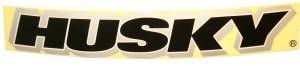 Husky curved logo sticker, 9-3/4" x 1-5/8"