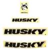 Husky sticker set (of 4).