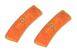 Bicycle Wheel Reflector Set Orange