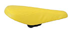 Bicycle Saddle BMX Quilted Vinyl Yellow