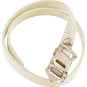 Bicycle Toe Strap Nylon White