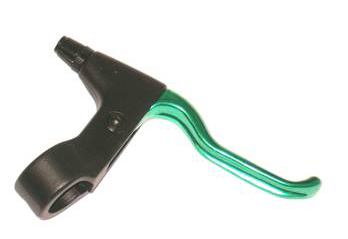 TEKTRO Bicycle Brake Lever 2-Finger Right-Hand Green