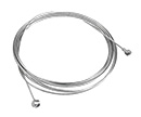 Universal Bicycle Brake Cable 1.6x1700mm Steel (Pack of 2)