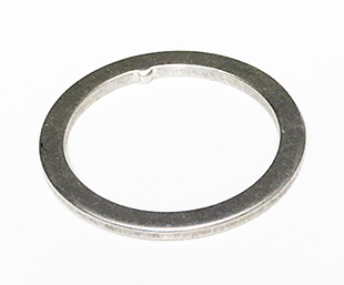 Keyed Headset Spacer 1-1/8" x 2mm Alloy Silver