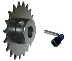 Model T-124/244 Rear 17mm Axle Sprocket w/Screw & Key