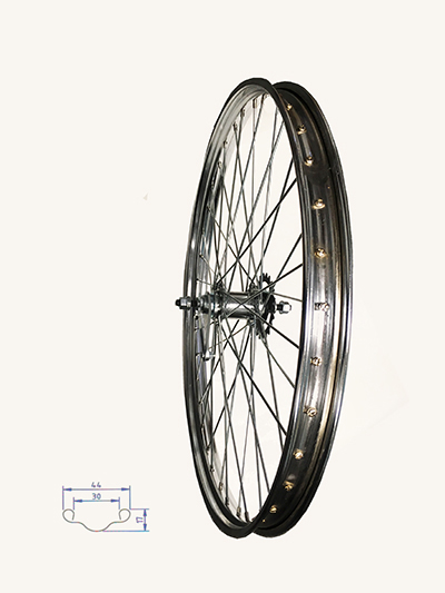 BICYCLE WHEEL 26 x 2.125 REAR STEEL CP W/COASTER BRAKE