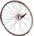 HUSKY 24x2.125 Bicycle or Triycle Front Wheel w/Solid Tire and Drum Brake