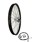 Heavy Duty 26" Front Alloy Wheel with XLFD Drum Brake Hub 12G