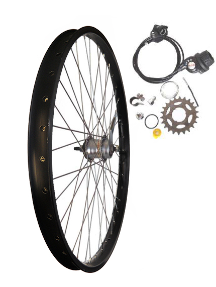 BICYCLE WHEEL 26 X 2.25 ALLOY NEXUS 3-SPEED 12-G SPOKES