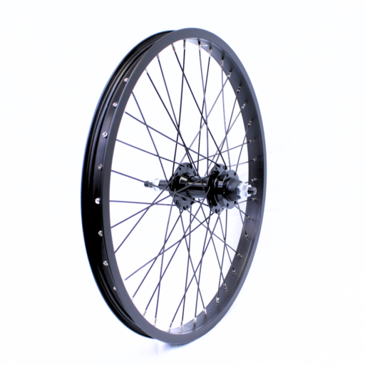 BICYCLE WHEEL 20" REAR FREEWHEEL w/ DISC BRAKE