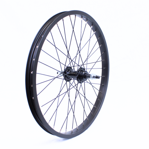 BICYCLE WHEEL 20" REAR FREEWHEEL BLACK