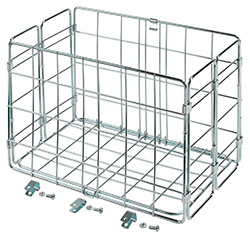 Bicycle Basket #582 Rear Folding Plated