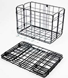 Bicycle Basket #582 Rear Folding Black