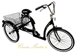CRUISE MASTER TRICYCLE - BLACK<font color=blue> - IN STOCK! FREE SHIPPING</font color>