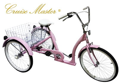 CRUISE MASTER TRICYCLE - PINK <font color=blue> - IN STOCK!  FREE SHIPPING</font >