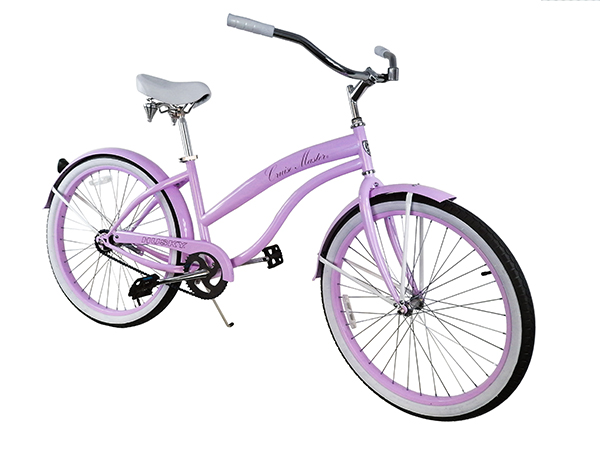 light purple beach cruiser