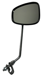 Bicycle Mirror Oblong Steel Black