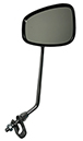 Bicycle Mirror Oblong Steel Black