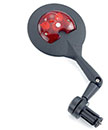 Bicycle Side Mirror with Flashing LED Light