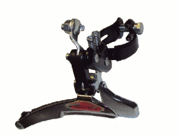 Bicycle Front Derailleur for 2-Speed Cranks 1-1/8 Clamp