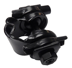 Bicycle Saddle Clamp 7/8" (22.2mm) Black Steel