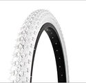 BICYCLE TIRE 18 X 1.75 MX ALL WHITE