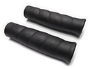 Bicycle Handlebar Rubber Grip Set Black