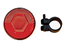Bicycle Reflector for Rear Red - Round