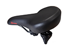 HUSKY Bicycle Saddle 10"x10-1/2" Black