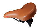HUSKY Bicycle Saddle 10"x10-1/2" Brown