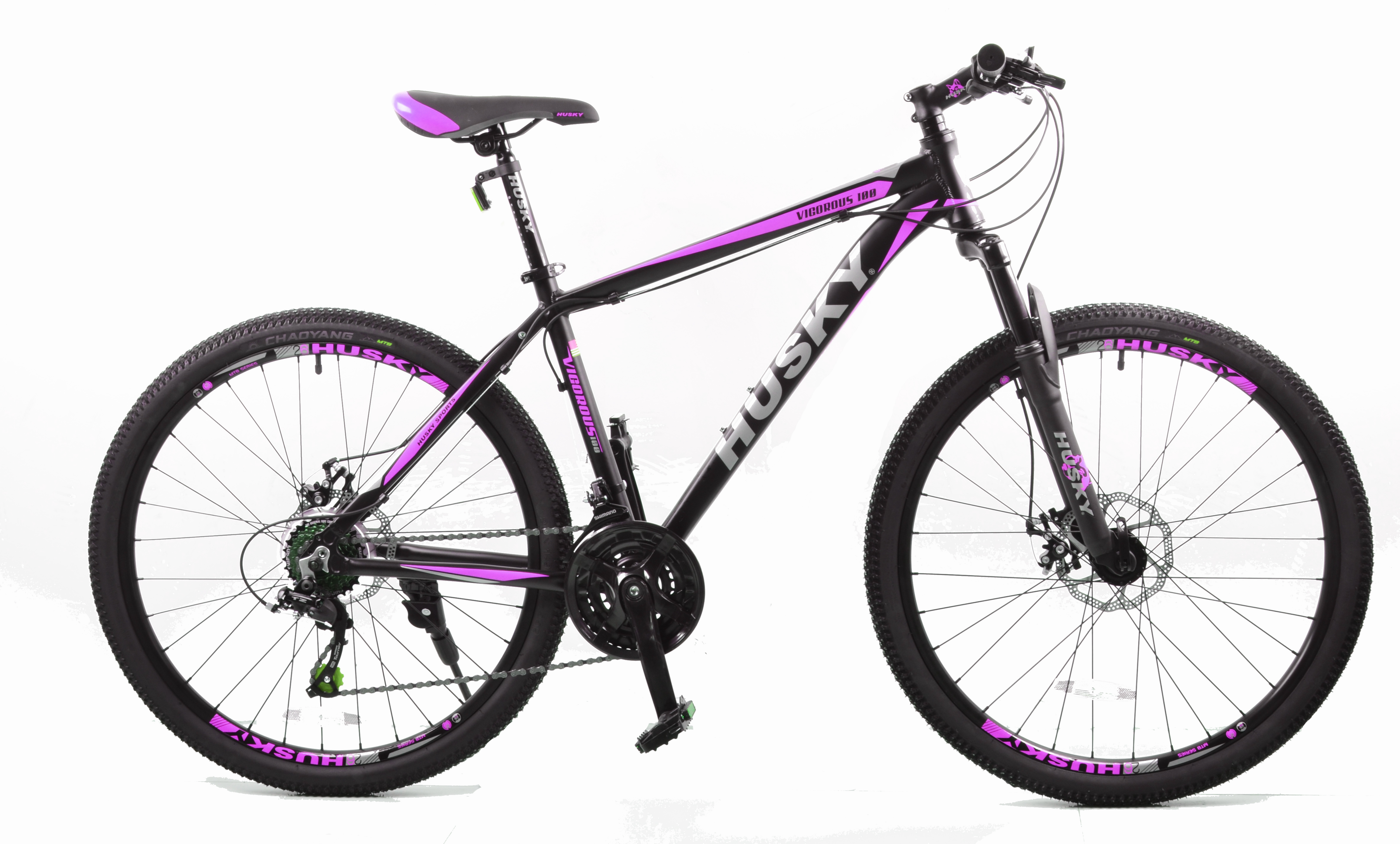 HUSKY 26" MTB 21-SPD BLACK/PINK