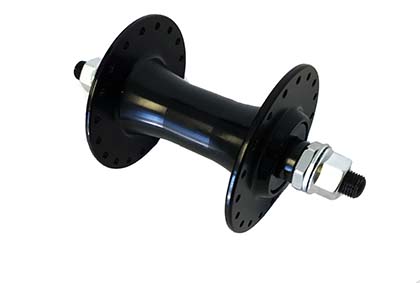 Bicycle Hub BMX Front 3/8" Axle 36H Alloy Black