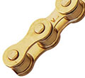 KMC Bicycle Chain 1/2x1/8  Chain Gold