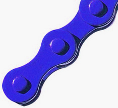 KMC Bicycle Chain 1/2 x 1/8 x 112L Blue